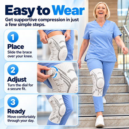 Adjustable Knee Support Brace – Compression & Stability for Everyday Movement