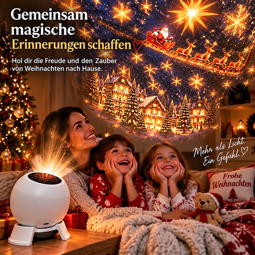 🎅 Transformez chaque pièce en un pays des merveilles de Noël grâce à cette veilleuse à projection festive