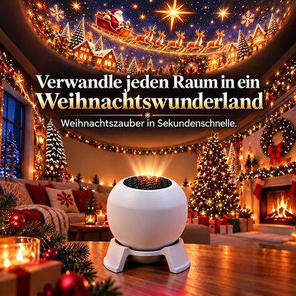🎅 Transformez chaque pièce en un pays des merveilles de Noël grâce à cette veilleuse à projection festive