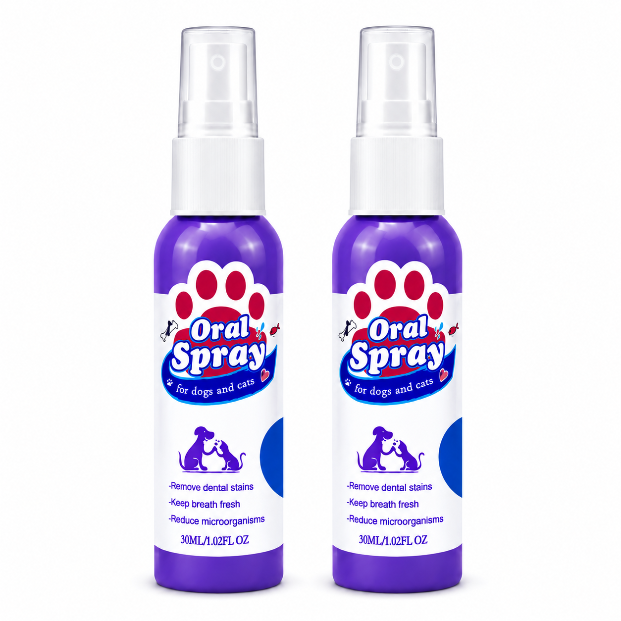 Pet Oral Spray – Fresh Breath & Daily Plaque Care for Dogs & Cats