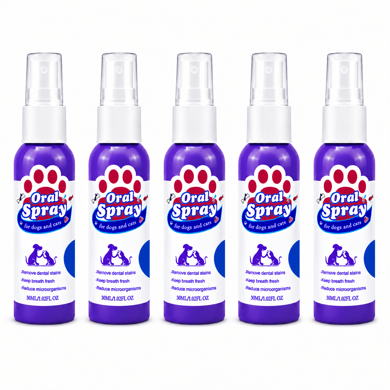 Pet Oral Spray – Fresh Breath & Daily Plaque Care for Dogs & Cats