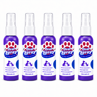 Pet Oral Spray – Fresh Breath & Daily Plaque Care for Dogs & Cats
