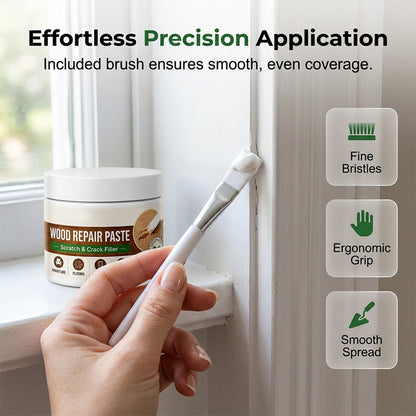 🖌️ No Sanding Needed! Easy Wood Repair Paste with Tool –  Works on tables, cabinets & wooden floors. Covers scuffs & peeling. No more ugly scratches! 🏠✅